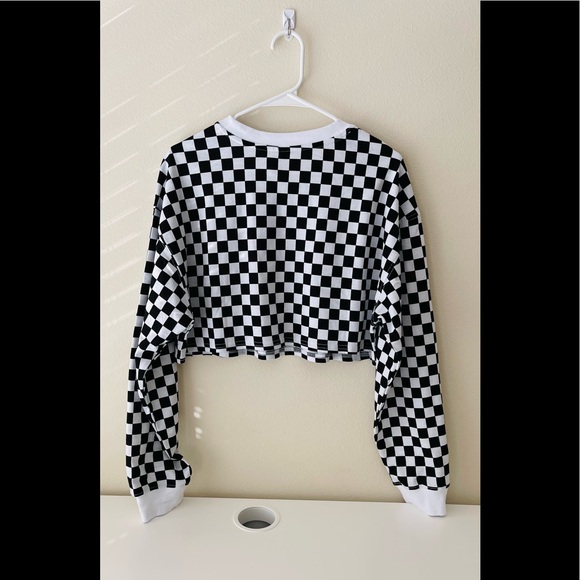 H&M CROPPED SWEATSHIRT | size: L NWOT - Picture 4 of 6